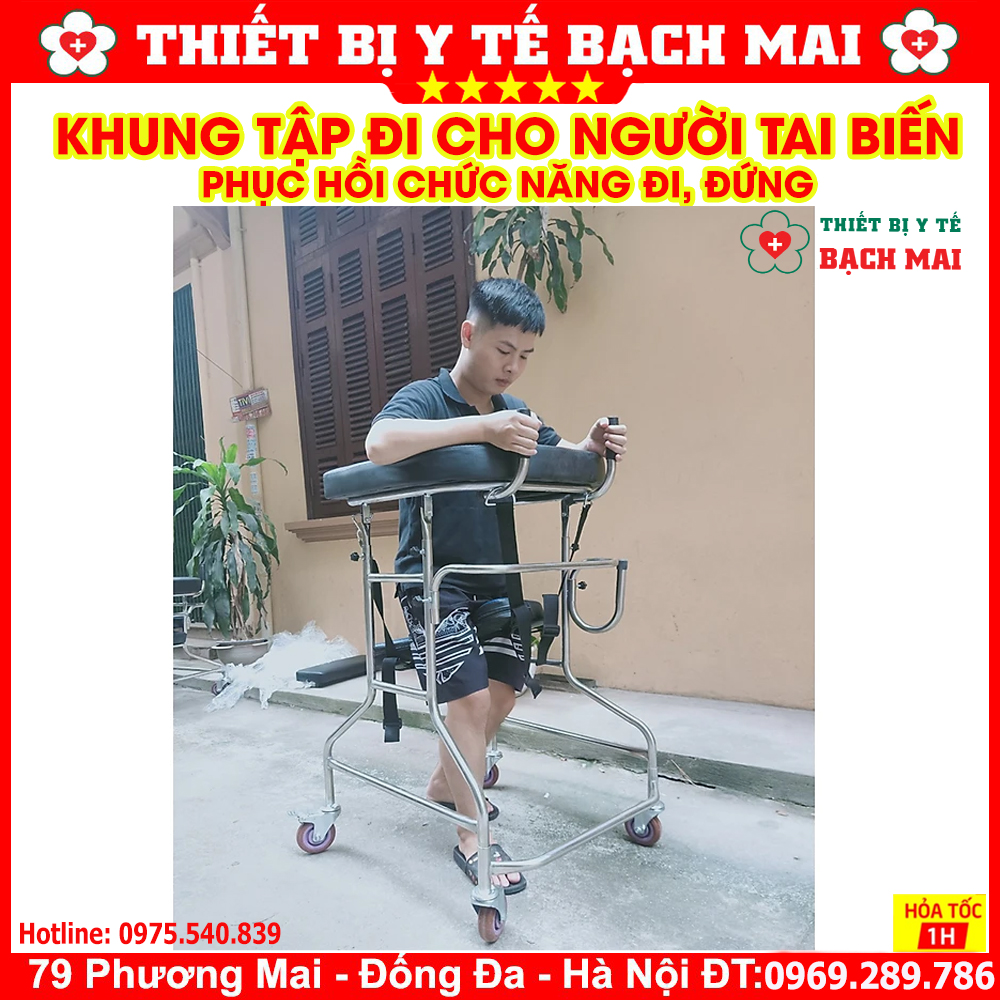 Khung Tập Đi Cho Người Tai Biến, Yếu, Liệt, Phục Hồi Chức Năng Khung Tập Đi Cho Người Tai Biến, Yếu, Liệt, Phục Hồi Chức Năng