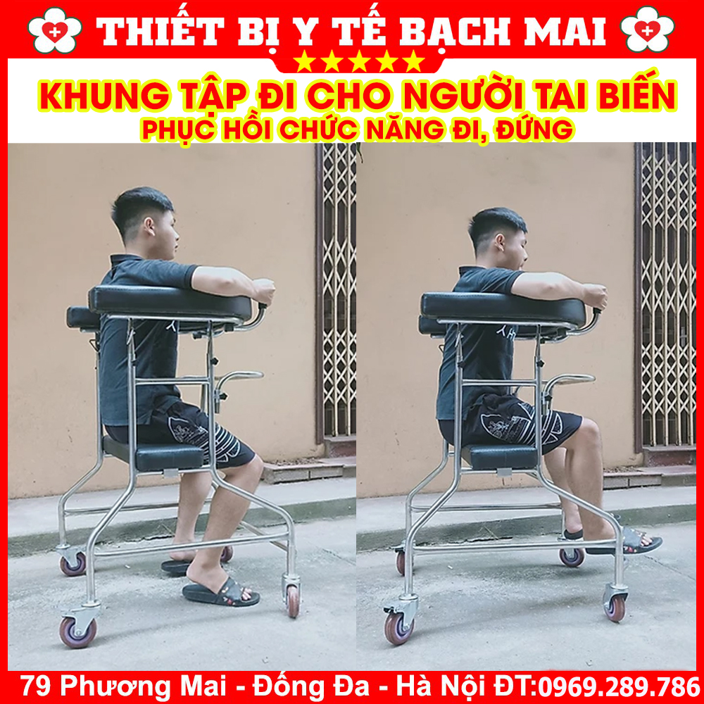 Khung Tập Đi Cho Người Tai Biến, Yếu, Liệt, Phục Hồi Chức Năng Khung Tập Đi Cho Người Tai Biến, Yếu, Liệt, Phục Hồi Chức Năng