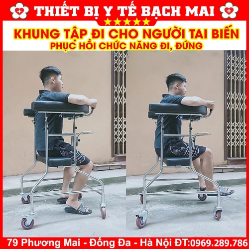Khung Tập Đi Cho Người Tai Biến, Yếu, Liệt, Phục Hồi Chức Năng Khung Tập Đi Cho Người Tai Biến, Yếu, Liệt, Phục Hồi Chức Năng