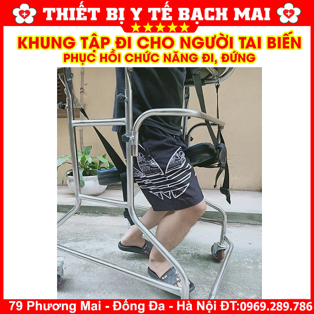 Khung Tập Đi Cho Người Tai Biến, Yếu, Liệt, Phục Hồi Chức Năng Khung Tập Đi Cho Người Tai Biến, Yếu, Liệt, Phục Hồi Chức Năng
