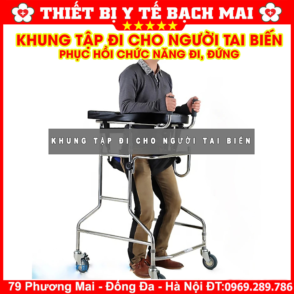 Khung Tập Đi Cho Người Tai Biến, Yếu, Liệt, Phục Hồi Chức Năng Khung Tập Đi Cho Người Tai Biến, Yếu, Liệt, Phục Hồi Chức Năng