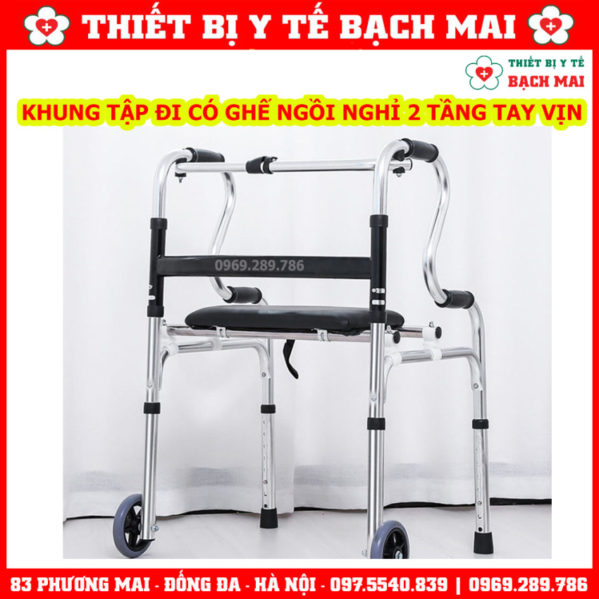 Khung Tập Đi Có Ghế Ngồi Đa Năng Z002 Khung Tập Đi Có Ghế Ngồi Đa Năng Z002