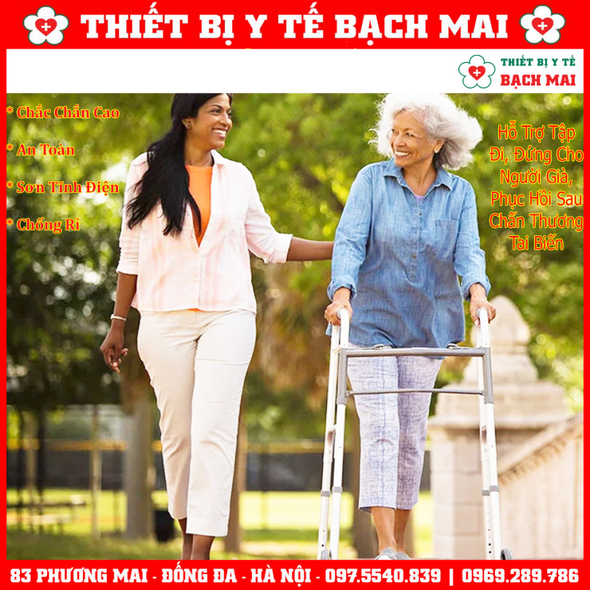 Khung Tập Đi Có Bánh Xe OROMI FB26 Cho Người Già, Phục Hồi Sau Chấn Thương, Tai Biến Khung Tập Đi Có Bánh Xe OROMI FB26 Cho Người Già, Phục Hồi Sau Chấn Thương, Tai Biến
