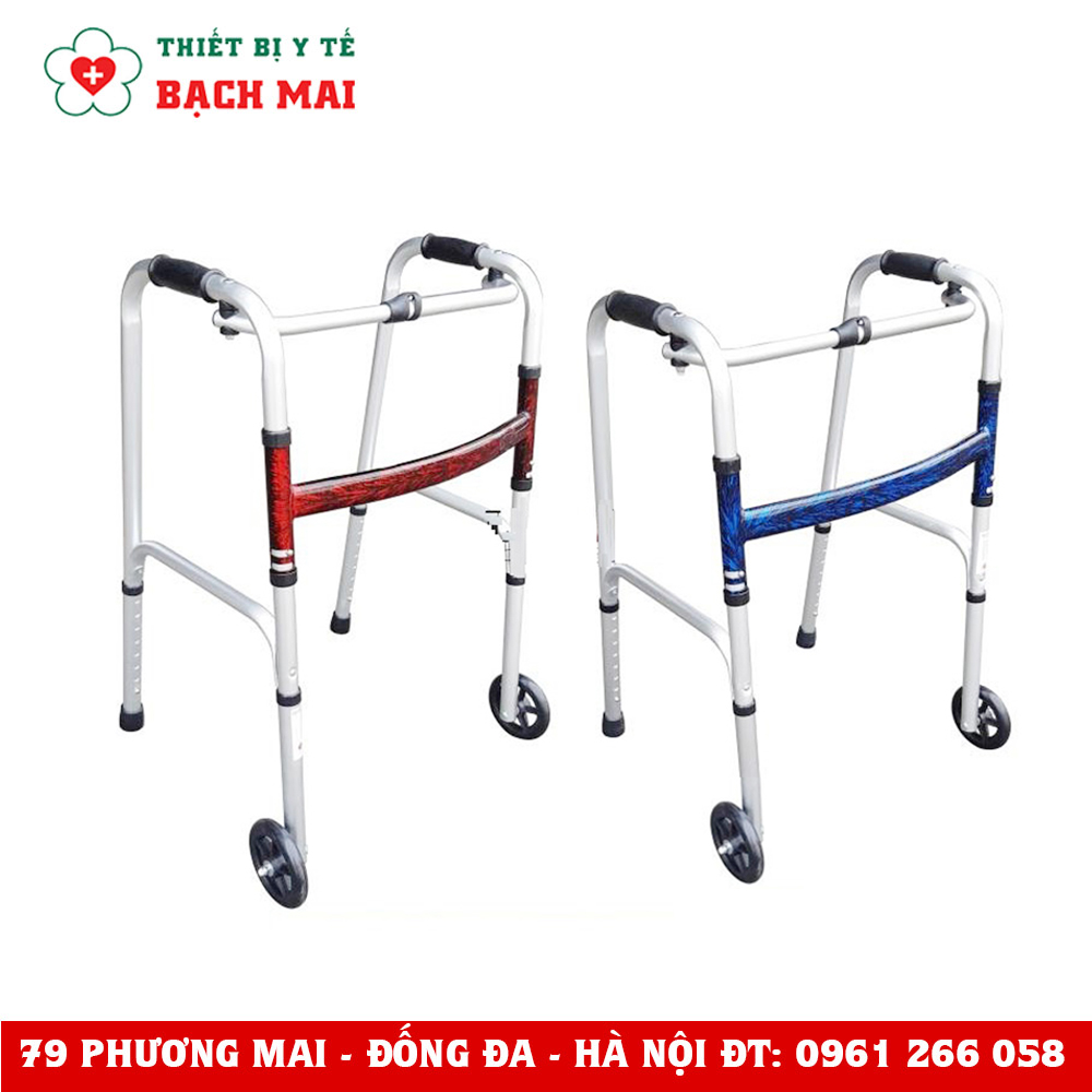 Khung Tập Đi Hợp Kim Nhôm Bánh Lớn Lucass W-57 Khung Tập Đi Hợp Kim Nhôm Bánh Lớn Lucass W-57
