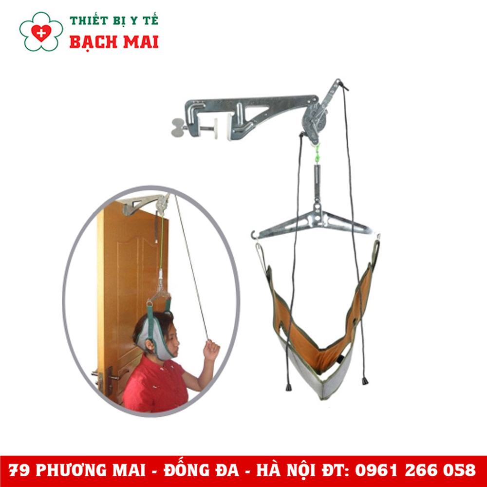 Dụng Cụ Kéo Giãn Đốt Sống Cổ - Trị Thoát Vị Đĩa Đệm - Gắn Cửa Dụng Cụ Kéo Giãn Đốt Sống Cổ - Trị Thoát Vị Đĩa Đệm - Gắn Cửa