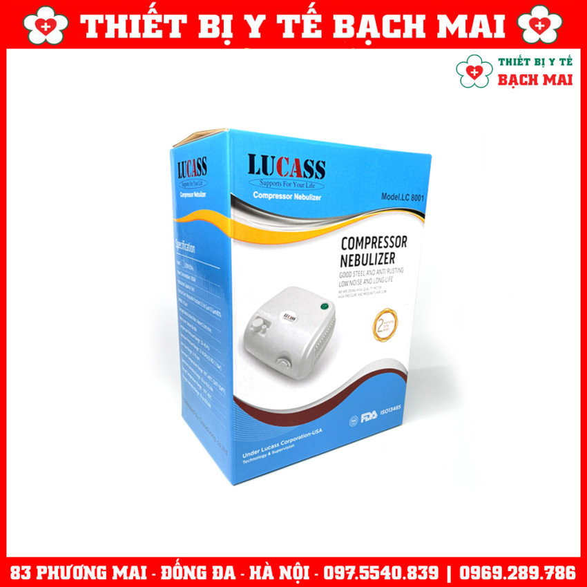 Máy Xông Mũi Họng Lucass LC-8001 Máy Xông Mũi Họng Lucass LC-8001