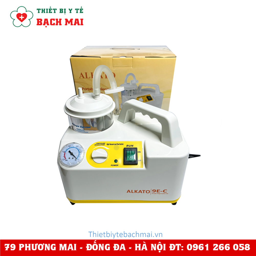 Máy Hút Dịch Mũi Alkato - Mẫu Mới 9E-C Máy Hút Dịch Mũi Alkato - Mẫu Mới 9E-C