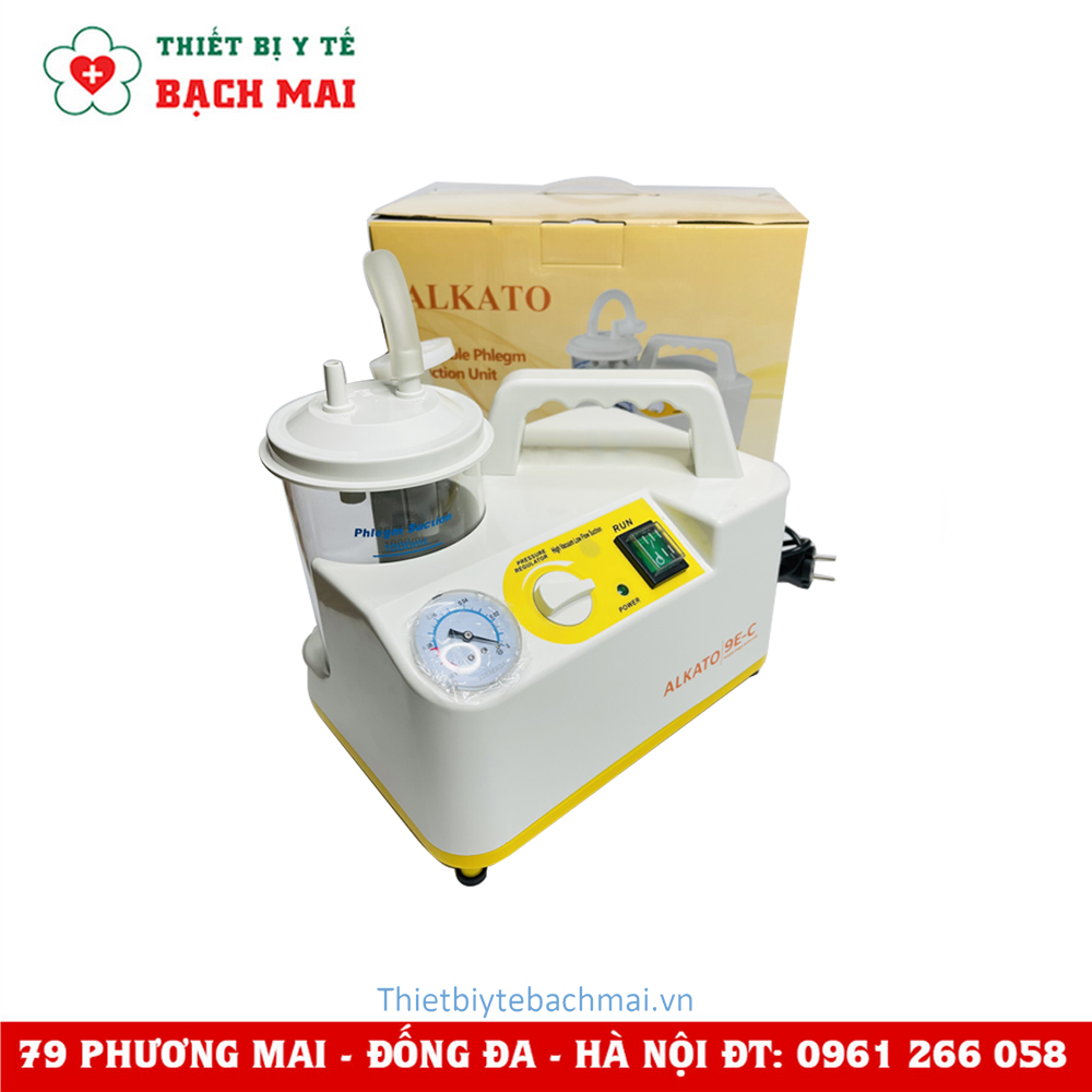 Máy Hút Dịch Mũi Alkato - Mẫu Mới 9E-C Máy Hút Dịch Mũi Alkato - Mẫu Mới 9E-C