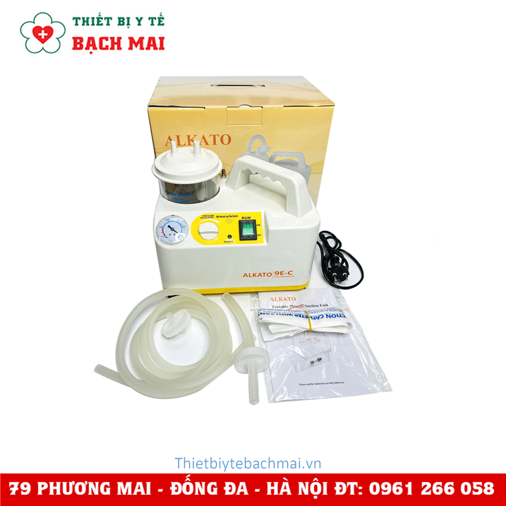 Máy Hút Dịch Mũi Alkato - Mẫu Mới 9E-C Máy Hút Dịch Mũi Alkato - Mẫu Mới 9E-C
