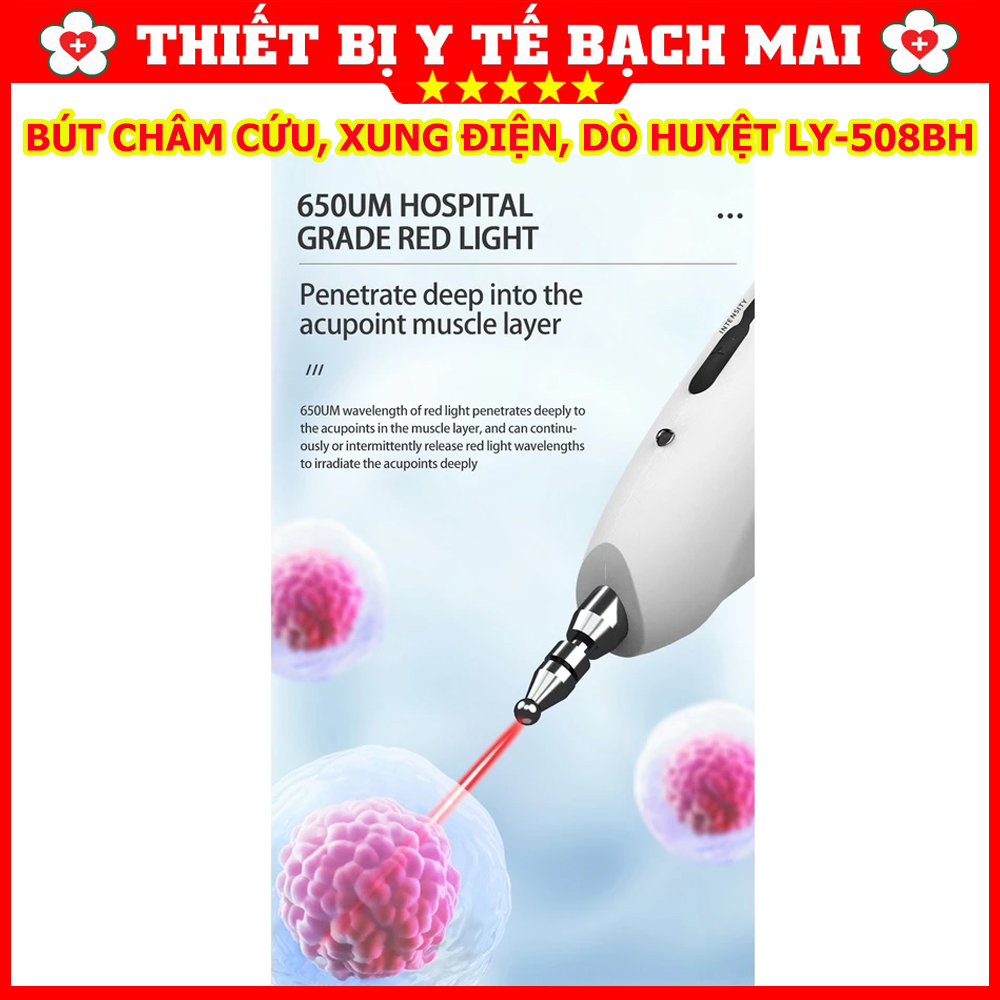 Bút Dò Huyệt Châm Cứu Xung Điện LY508BH Bút Dò Huyệt Châm Cứu Xung Điện LY508BH