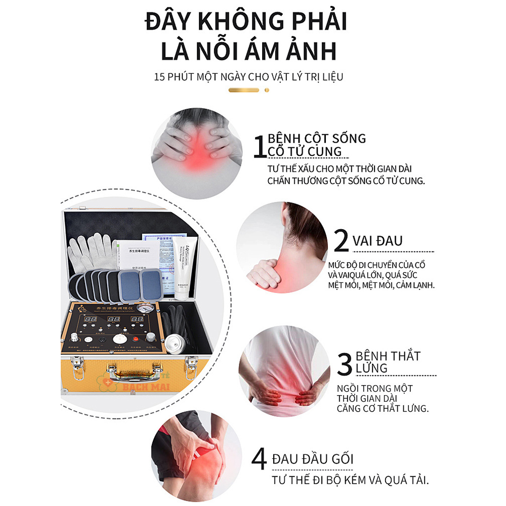Máy Điện Sinh Học DDS3 Thế Hệ Thứ 3 - Bộ Đầy Đủ Máy Điện Sinh Học DDS3 Thế Hệ Thứ 3 - Bộ Đầy Đủ