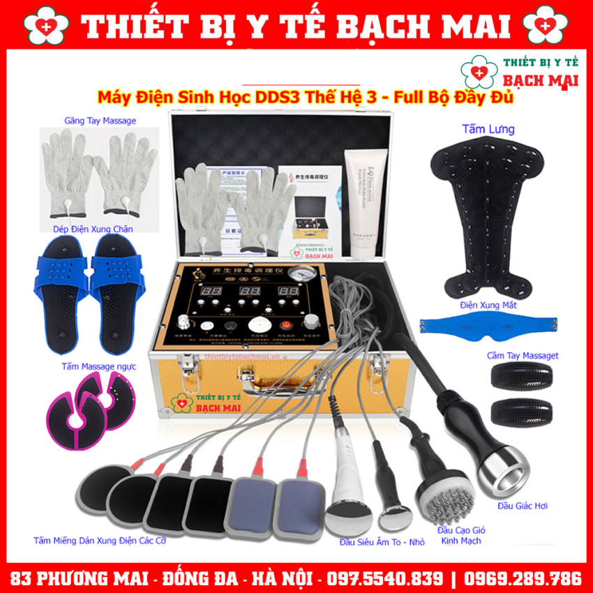 Máy Điện Sinh Học DDS3 Thế Hệ Thứ 3 - Bộ Đầy Đủ