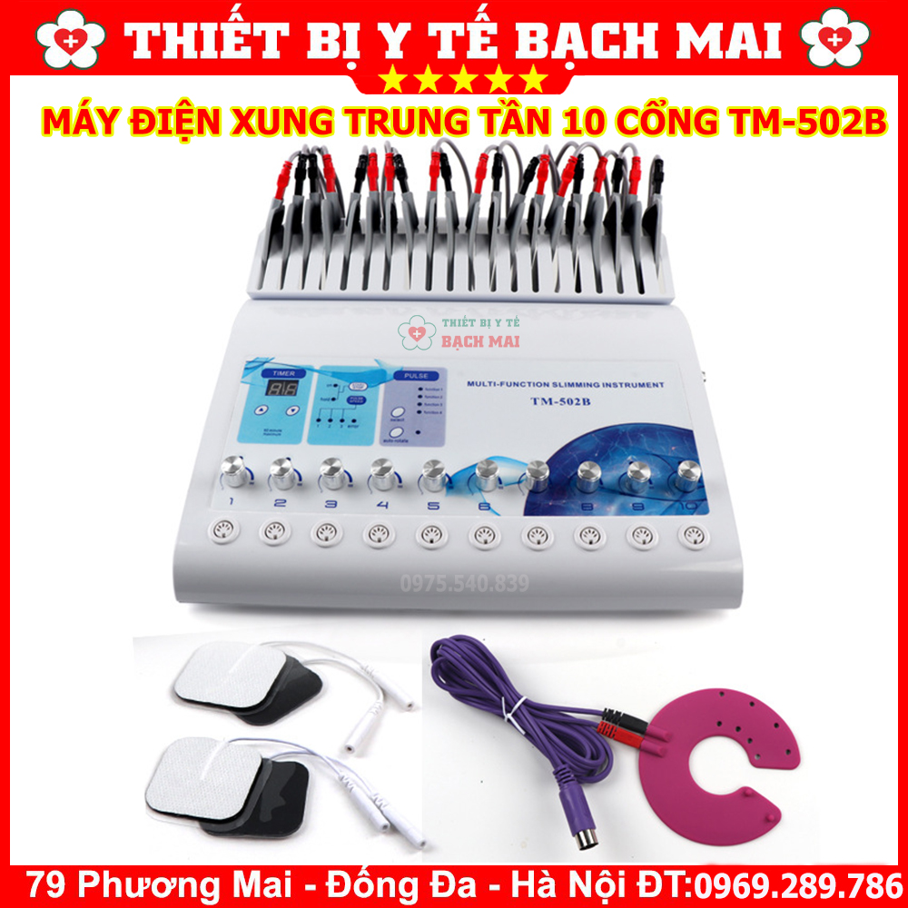 Máy Điện Xung 10 Cổng Ra TM-502B - Máy Trung Tần 10 Đầu Ra TM502B Máy Điện Xung 10 Cổng Ra TM-502B - Máy Trung Tần 10 Đầu Ra TM502B