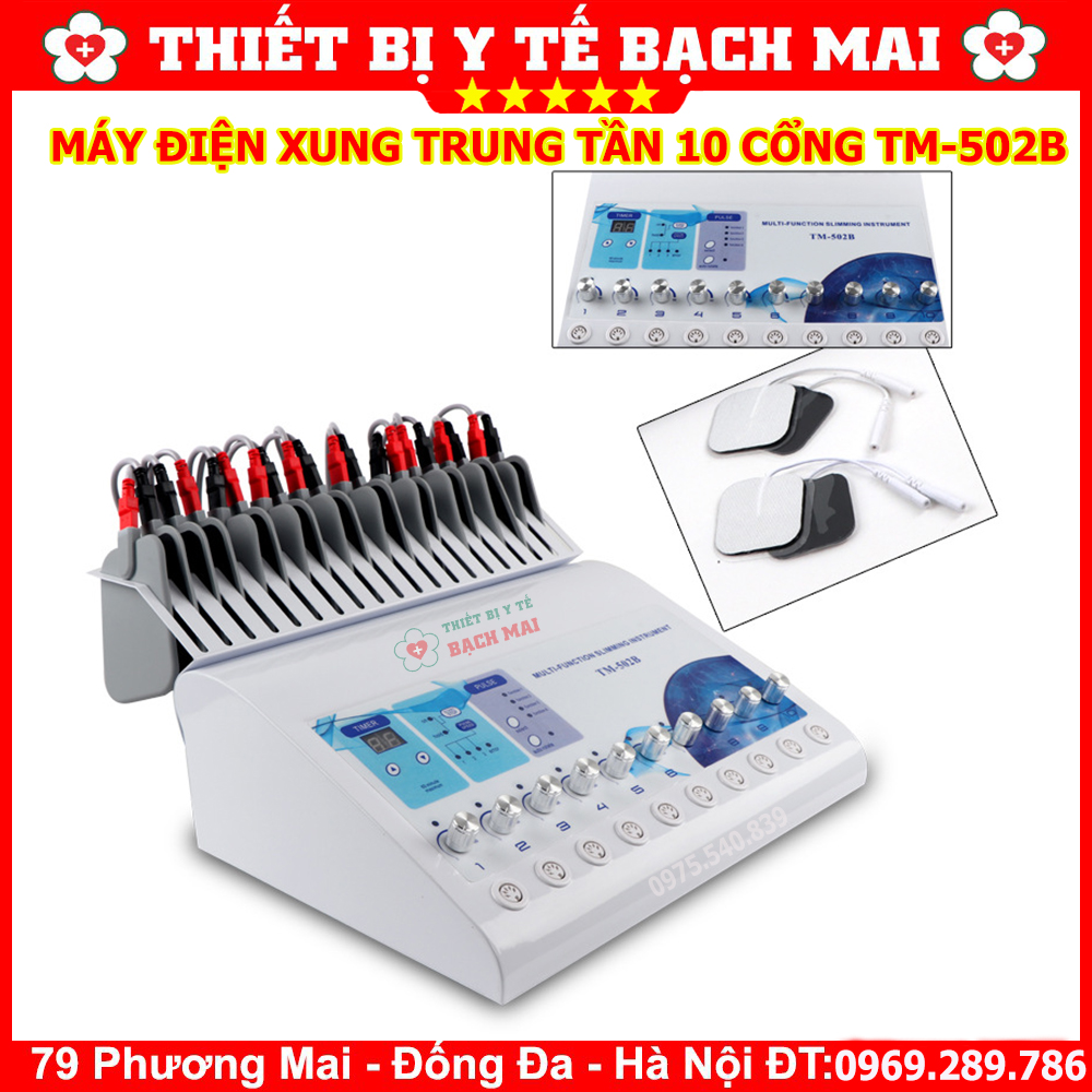 Máy Điện Xung 10 Cổng Ra TM-502B - Máy Trung Tần 10 Đầu Ra TM502B Máy Điện Xung 10 Cổng Ra TM-502B - Máy Trung Tần 10 Đầu Ra TM502B