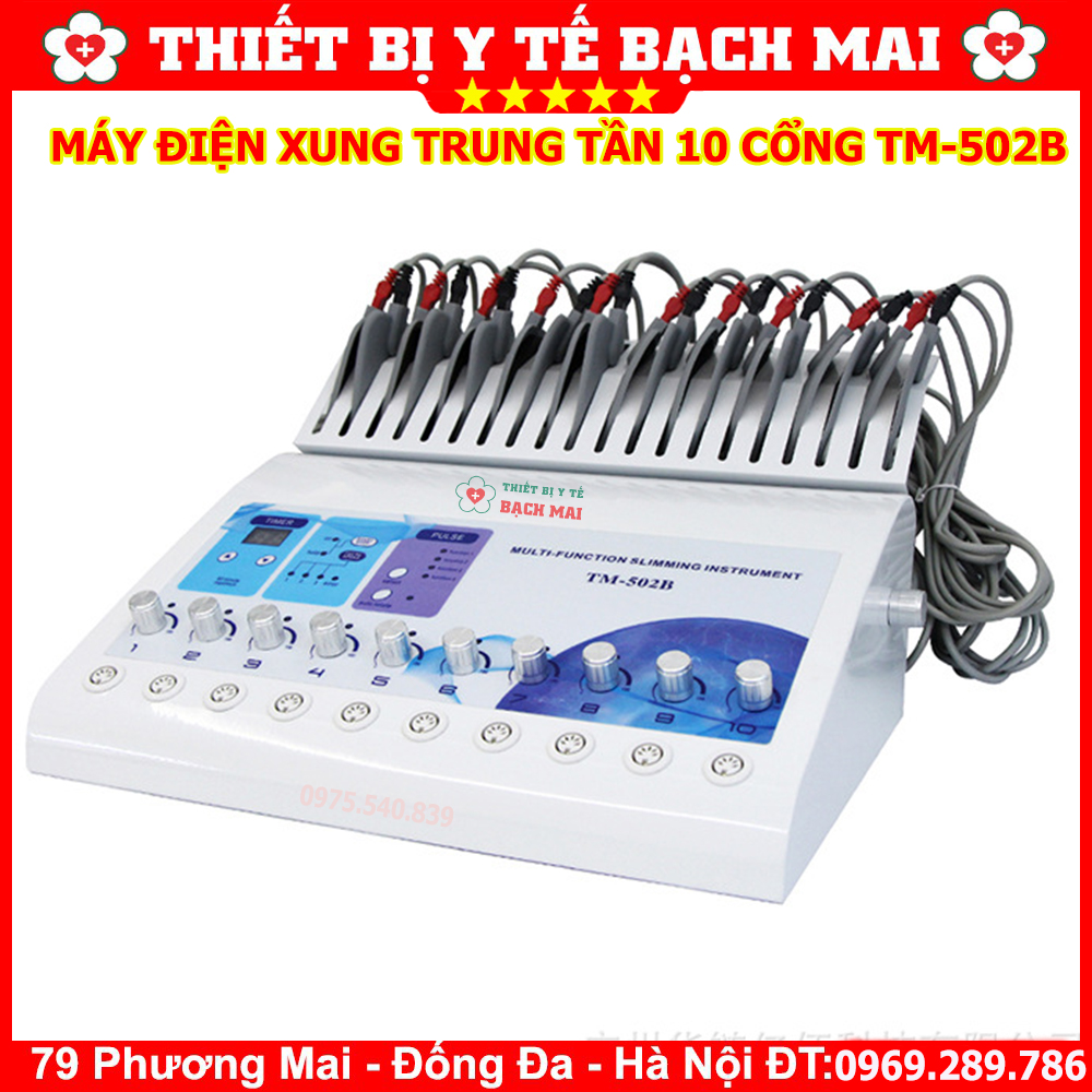 Máy Điện Xung 10 Cổng Ra TM-502B - Máy Trung Tần 10 Đầu Ra TM502B Máy Điện Xung 10 Cổng Ra TM-502B - Máy Trung Tần 10 Đầu Ra TM502B