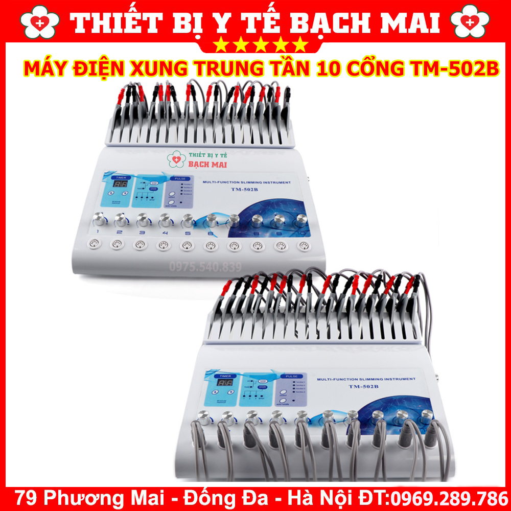 Máy Điện Xung 10 Cổng Ra TM-502B - Máy Trung Tần 10 Đầu Ra TM502B Máy Điện Xung 10 Cổng Ra TM-502B - Máy Trung Tần 10 Đầu Ra TM502B