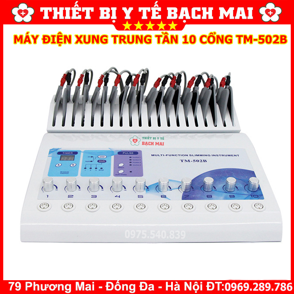 Máy Điện Xung 10 Cổng Ra TM-502B - Máy Trung Tần 10 Đầu Ra TM502B Máy Điện Xung 10 Cổng Ra TM-502B - Máy Trung Tần 10 Đầu Ra TM502B