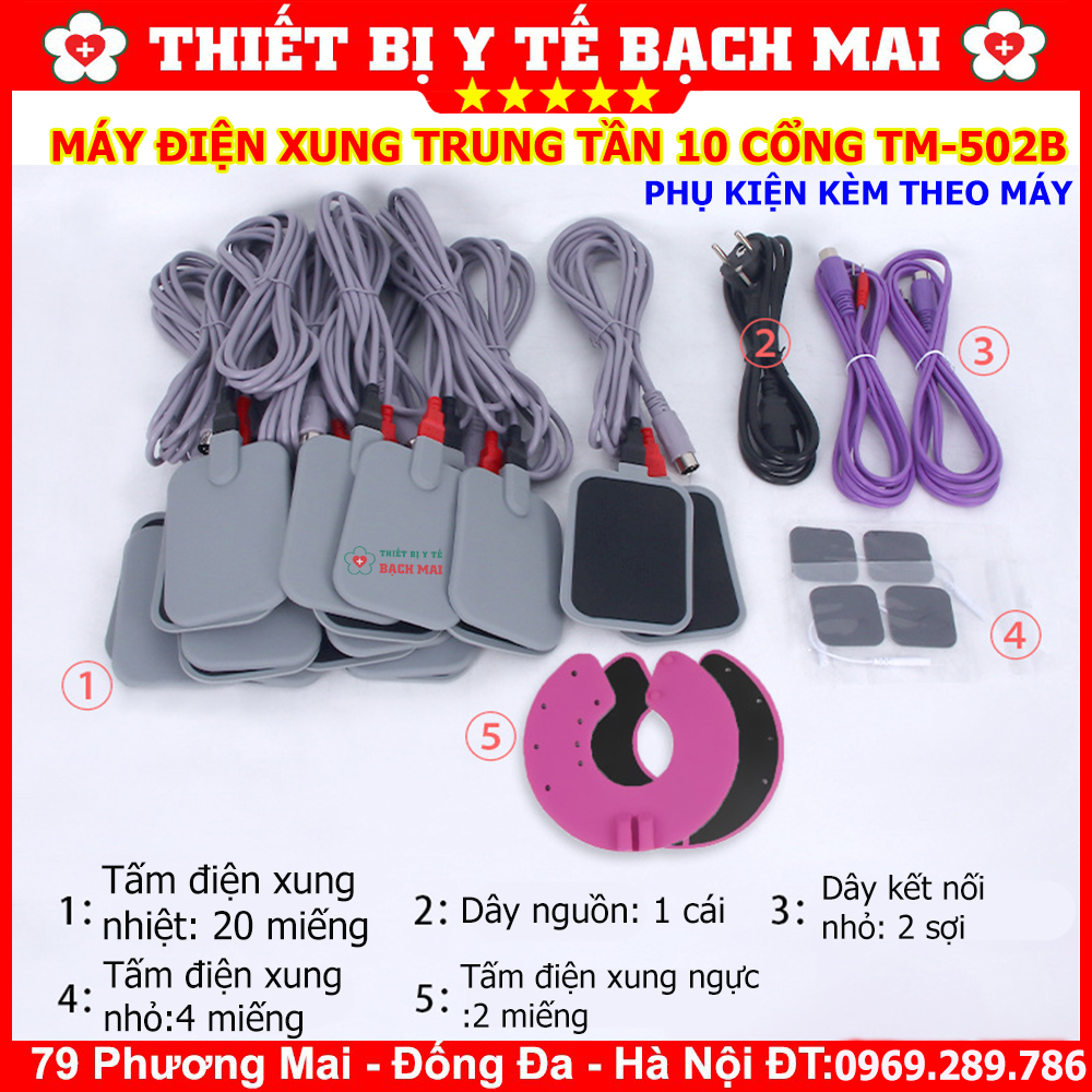 Máy Điện Xung 10 Cổng Ra TM-502B - Máy Trung Tần 10 Đầu Ra TM502B Máy Điện Xung 10 Cổng Ra TM-502B - Máy Trung Tần 10 Đầu Ra TM502B