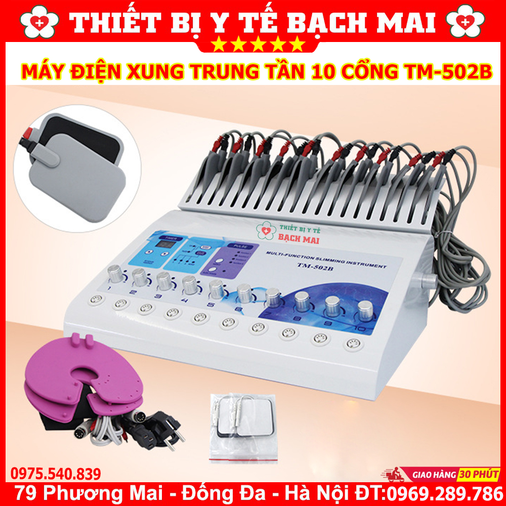 Máy Điện Xung 10 Cổng Ra TM-502B - Máy Trung Tần 10 Đầu Ra TM502B Máy Điện Xung 10 Cổng Ra TM-502B - Máy Trung Tần 10 Đầu Ra TM502B