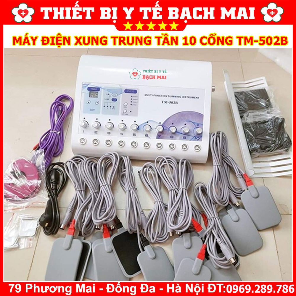 Máy Điện Xung 10 Cổng Ra TM-502B - Máy Trung Tần 10 Đầu Ra TM502B Máy Điện Xung 10 Cổng Ra TM-502B - Máy Trung Tần 10 Đầu Ra TM502B