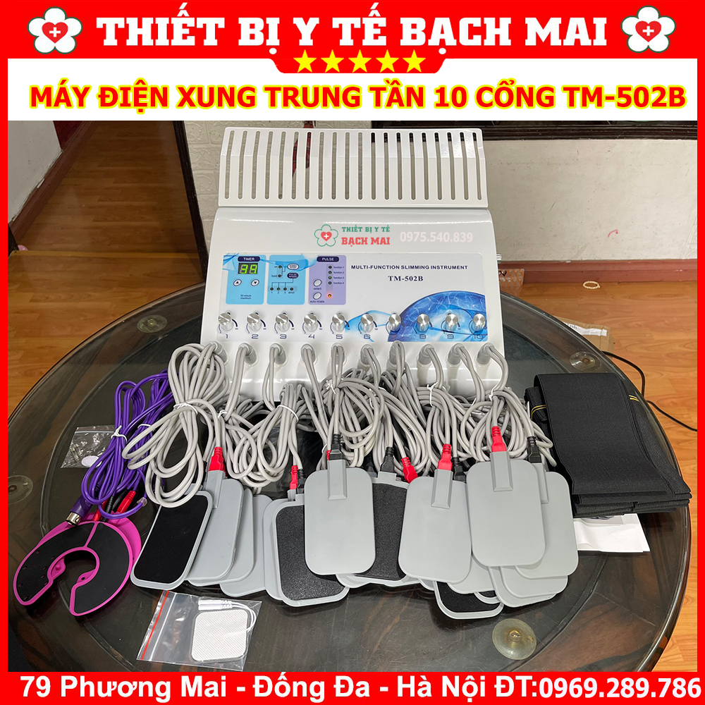 Máy Điện Xung 10 Cổng Ra TM-502B - Máy Trung Tần 10 Đầu Ra TM502B Máy Điện Xung 10 Cổng Ra TM-502B - Máy Trung Tần 10 Đầu Ra TM502B