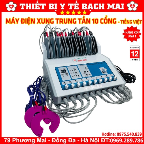 Máy Điện Xung Trung Tần 10 Cổng Ra Có Tiếng Việt Máy Điện Xung Trung Tần 10 Cổng Ra Có Tiếng Việt