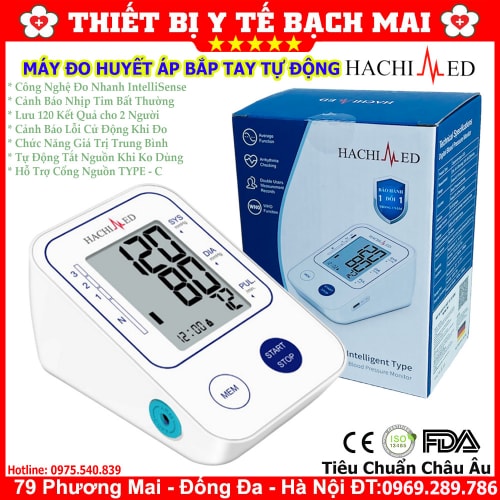 Máy Đo Huyết Áp Bắp Tay HACHIMED C03 Máy Đo Huyết Áp Bắp Tay HACHIMED C03