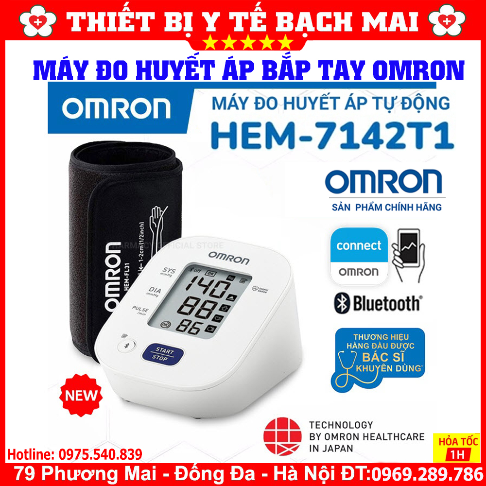 Máy Đo Huyết Áp Bắp Tay OMRON HEM 7142T1 Máy Đo Huyết Áp Bắp Tay OMRON HEM 7142T1