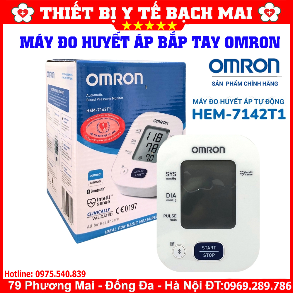 Máy Đo Huyết Áp Bắp Tay OMRON HEM 7142T1 Máy Đo Huyết Áp Bắp Tay OMRON HEM 7142T1
