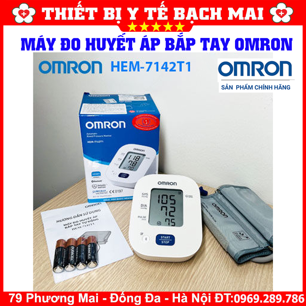 Máy Đo Huyết Áp Bắp Tay OMRON HEM 7142T1 Máy Đo Huyết Áp Bắp Tay OMRON HEM 7142T1