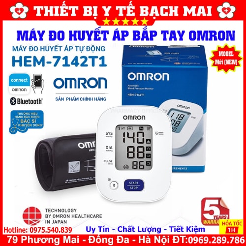 Máy Đo Huyết Áp Bắp Tay OMRON HEM 7142T1 Máy Đo Huyết Áp Bắp Tay OMRON HEM 7142T1