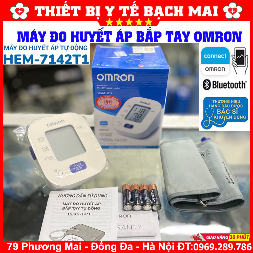 Máy Đo Huyết Áp Bắp Tay OMRON HEM 7142T1 Máy Đo Huyết Áp Bắp Tay OMRON HEM 7142T1