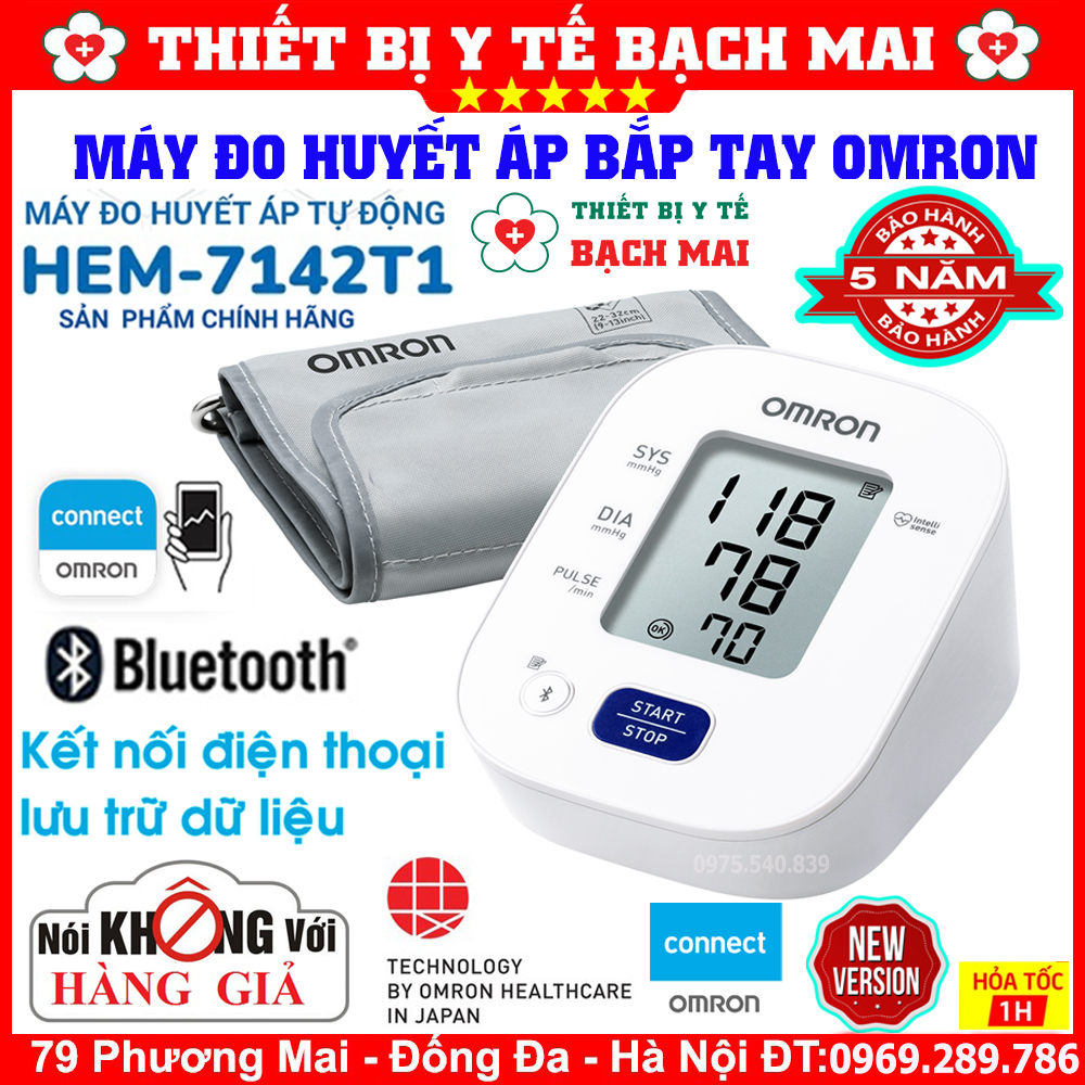 Máy Đo Huyết Áp Bắp Tay OMRON HEM 7142T1 Máy Đo Huyết Áp Bắp Tay OMRON HEM 7142T1