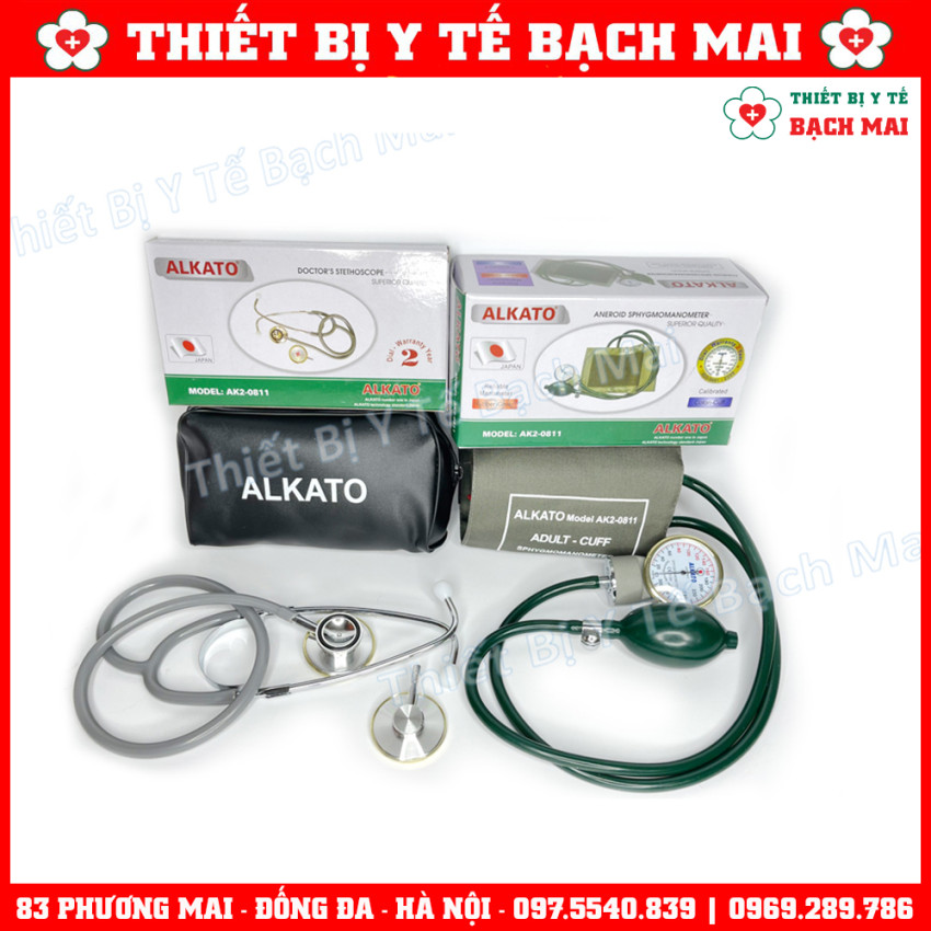 Máy Đo Huyết Áp Cơ Bắp Tay Alkato Cao Cấp Nhật Bản Trọn Bộ