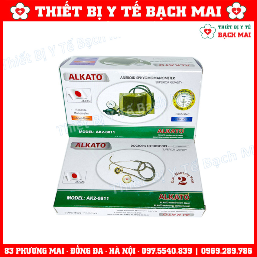 Máy Đo Huyết Áp Cơ Bắp Tay Alkato Cao Cấp Nhật Bản Trọn Bộ