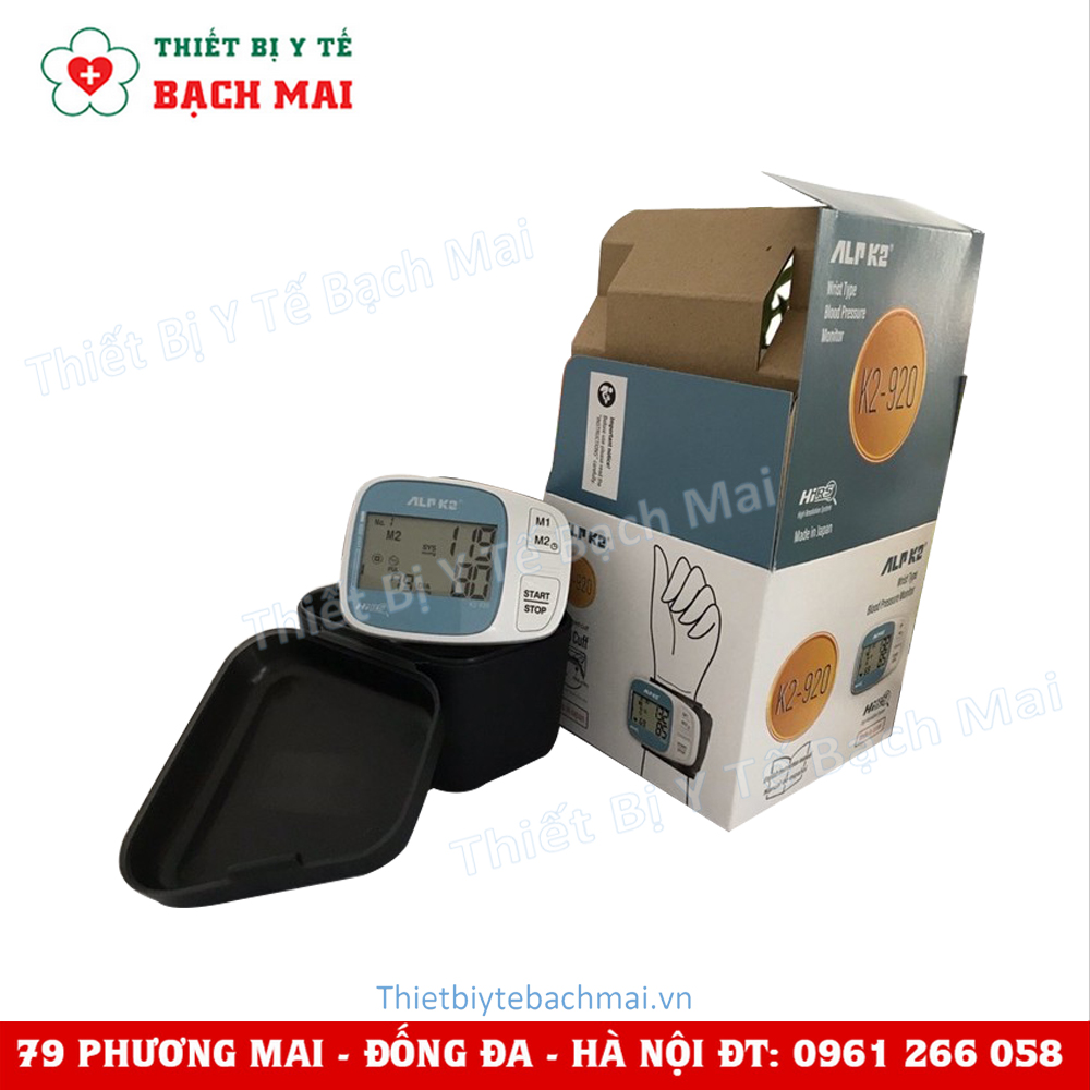 Máy Đo Huyết Áp Cổ Tay ALPK2 K2-920 Máy Đo Huyết Áp Cổ Tay ALPK2 K2-920