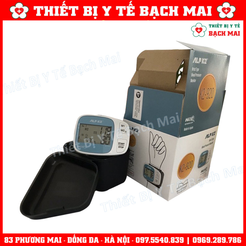 Máy Đo Huyết Áp Cổ Tay ALPK2 K2-920