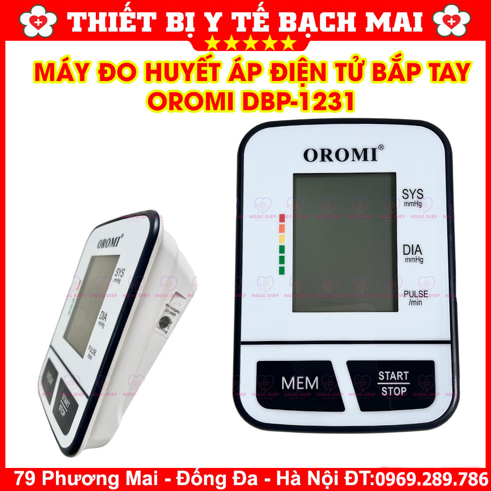 Máy Đo Huyết Áp Điện Tử Bắp Tay OROMI DBP-1231 Có Giọng Nói Tiếng Việt Máy Đo Huyết Áp Điện Tử Bắp Tay OROMI DBP-1231 Có Giọng Nói Tiếng Việt