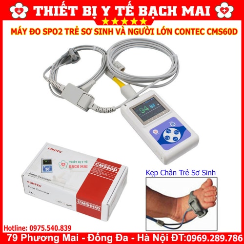 Máy Đo SPO2 Trẻ Sơ Sinh - Máy Đo Nồng Độ Oxy Cầm Tay Có Dây CONTEC CMS60D Cho Trẻ Sơ Sinh, Trẻ Em, Người Lớn Máy Đo SPO2 Trẻ Sơ Sinh - Máy Đo Nồng Độ Oxy Cầm Tay Có Dây CONTEC CMS60D Cho Trẻ Sơ Sinh, Trẻ Em, Người Lớn