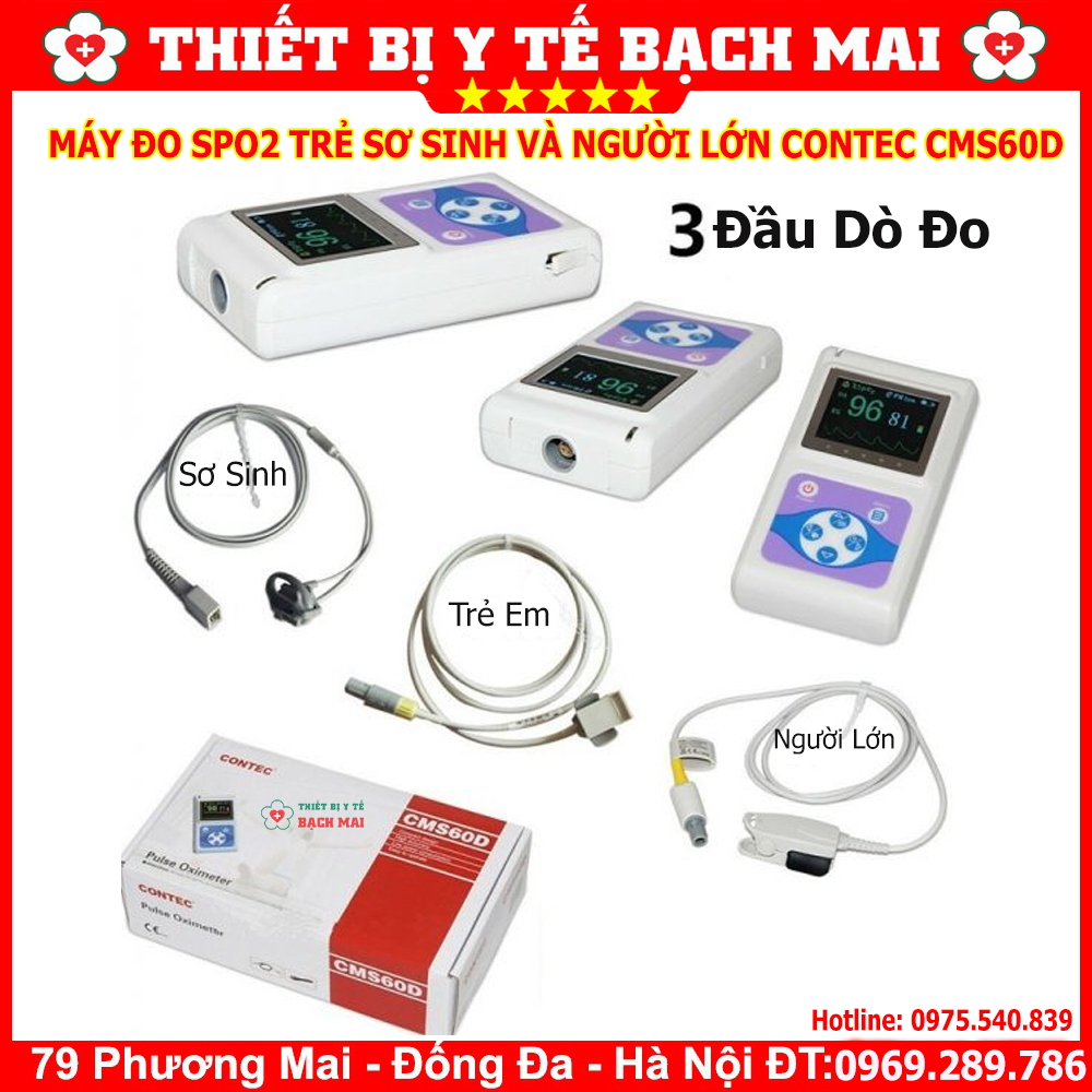 Máy Đo SPO2 Trẻ Sơ Sinh - Máy Đo Nồng Độ Oxy Cầm Tay Có Dây CONTEC CMS60D Cho Trẻ Sơ Sinh, Trẻ Em, Người Lớn Máy Đo SPO2 Trẻ Sơ Sinh - Máy Đo Nồng Độ Oxy Cầm Tay Có Dây CONTEC CMS60D Cho Trẻ Sơ Sinh, Trẻ Em, Người Lớn