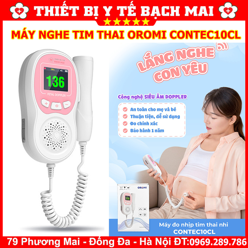 Máy Đo Tim Thai OROMI CONTEC10CL Cầm Tay Tại Nhà Máy Đo Tim Thai OROMI CONTEC10CL Cầm Tay Tại Nhà