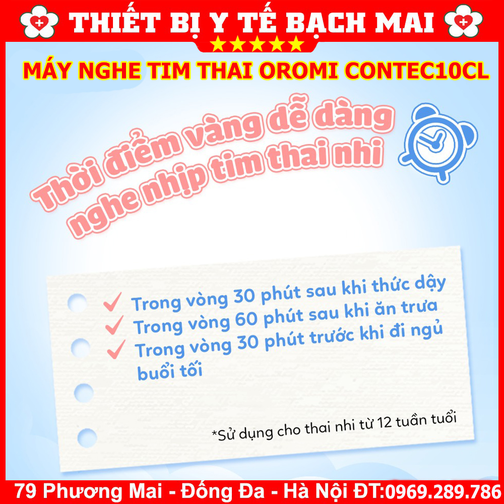 Máy Đo Tim Thai OROMI CONTEC10CL Cầm Tay Tại Nhà Máy Đo Tim Thai OROMI CONTEC10CL Cầm Tay Tại Nhà