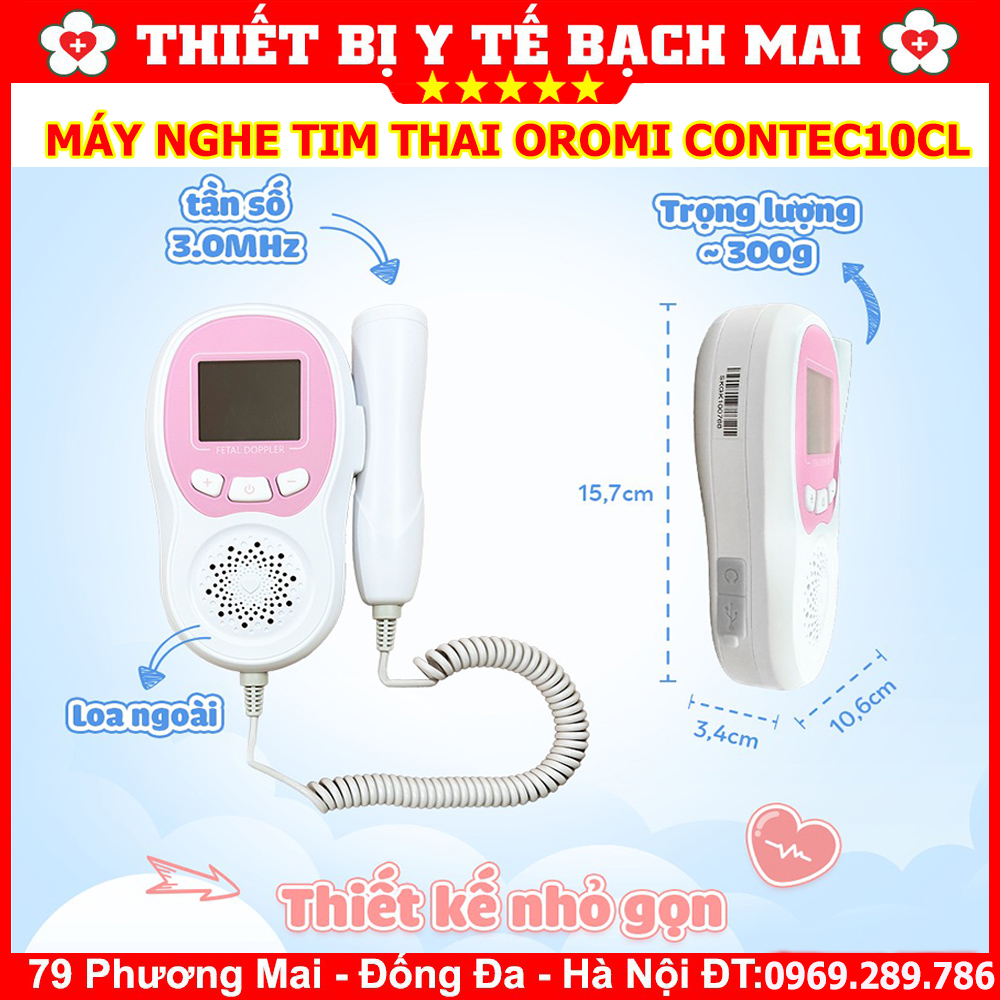 Máy Đo Tim Thai OROMI CONTEC10CL Cầm Tay Tại Nhà Máy Đo Tim Thai OROMI CONTEC10CL Cầm Tay Tại Nhà