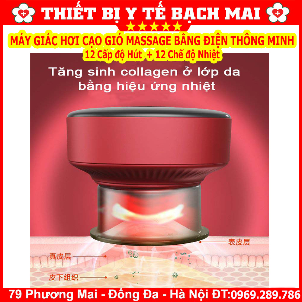Máy Giác Hơi Cạo Gió Massage Bằng Điện Thông Minh 12 Chế Độ Hút, Nhiệt Độ Máy Giác Hơi Cạo Gió Massage Bằng Điện Thông Minh 12 Chế Độ Hút, Nhiệt Độ