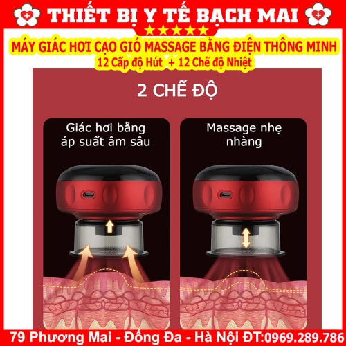 Máy Giác Hơi Cạo Gió Massage Bằng Điện Thông Minh 12 Chế Độ Hút, Nhiệt Độ Máy Giác Hơi Cạo Gió Massage Bằng Điện Thông Minh 12 Chế Độ Hút, Nhiệt Độ