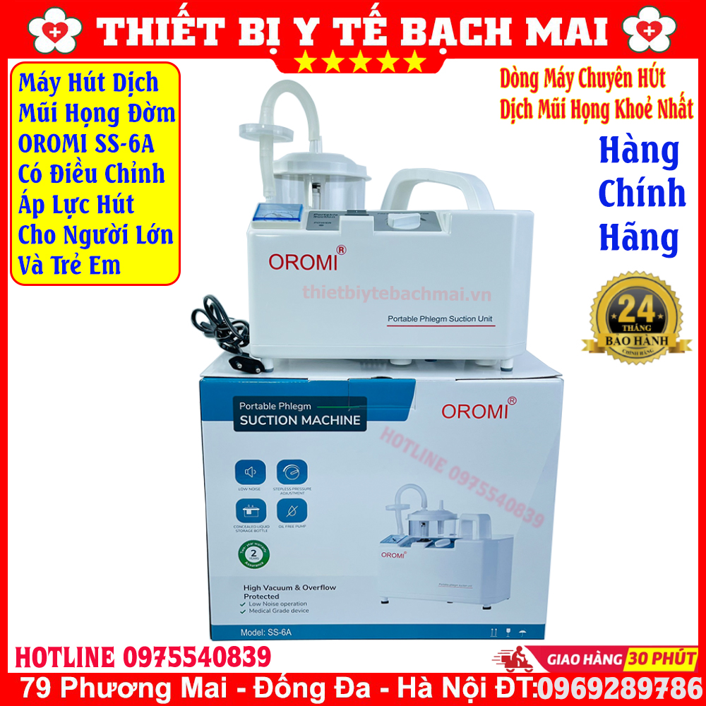Máy Hút Dịch 1 Bình Oromi SS-6A Máy Hút Dịch 1 Bình Oromi SS-6A