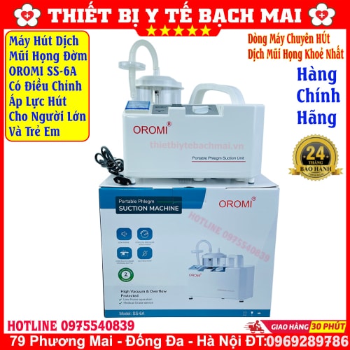 Máy Hút Dịch 1 Bình Oromi SS-6A Máy Hút Dịch 1 Bình Oromi SS-6A