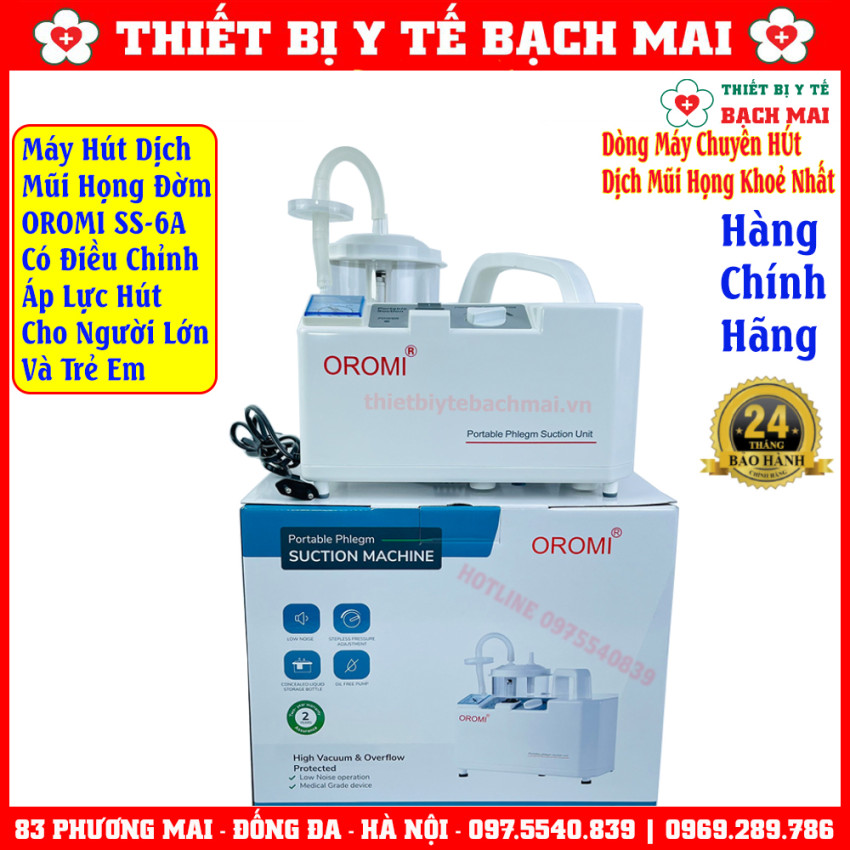 Máy Hút Dịch 1 Bình Oromi SS-6A