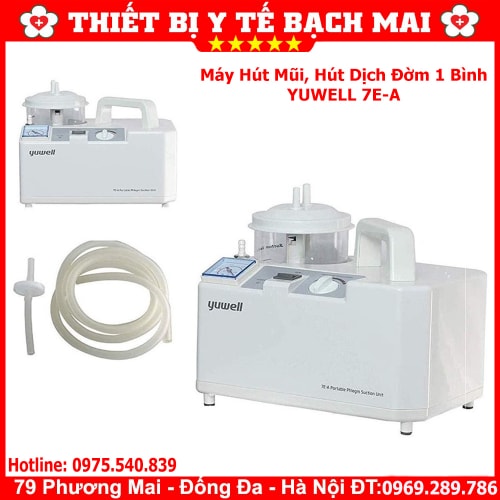 Máy Hút Dịch 1 Bình Yuwell 7E-A/B