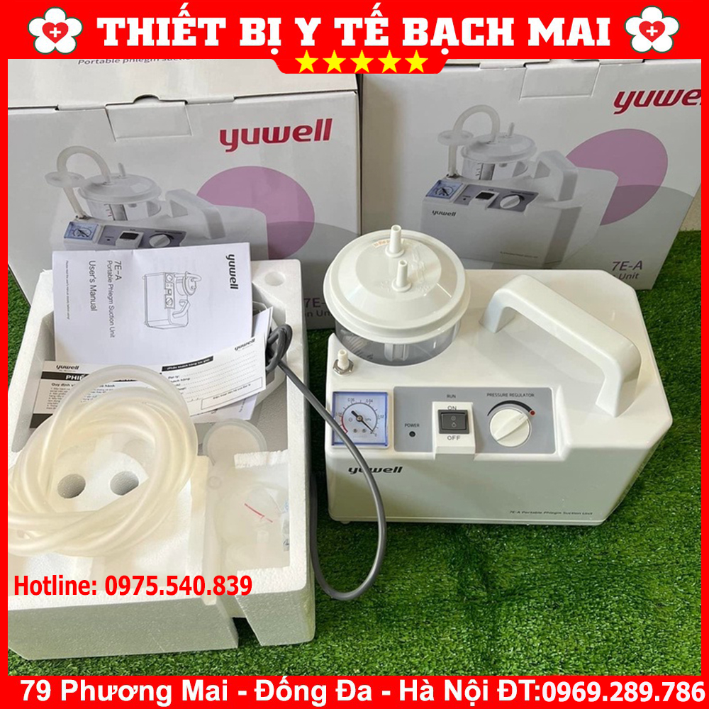 Máy Hút Dịch 1 Bình Yuwell 7E-A/B Máy Hút Dịch 1 Bình Yuwell 7E-A/B